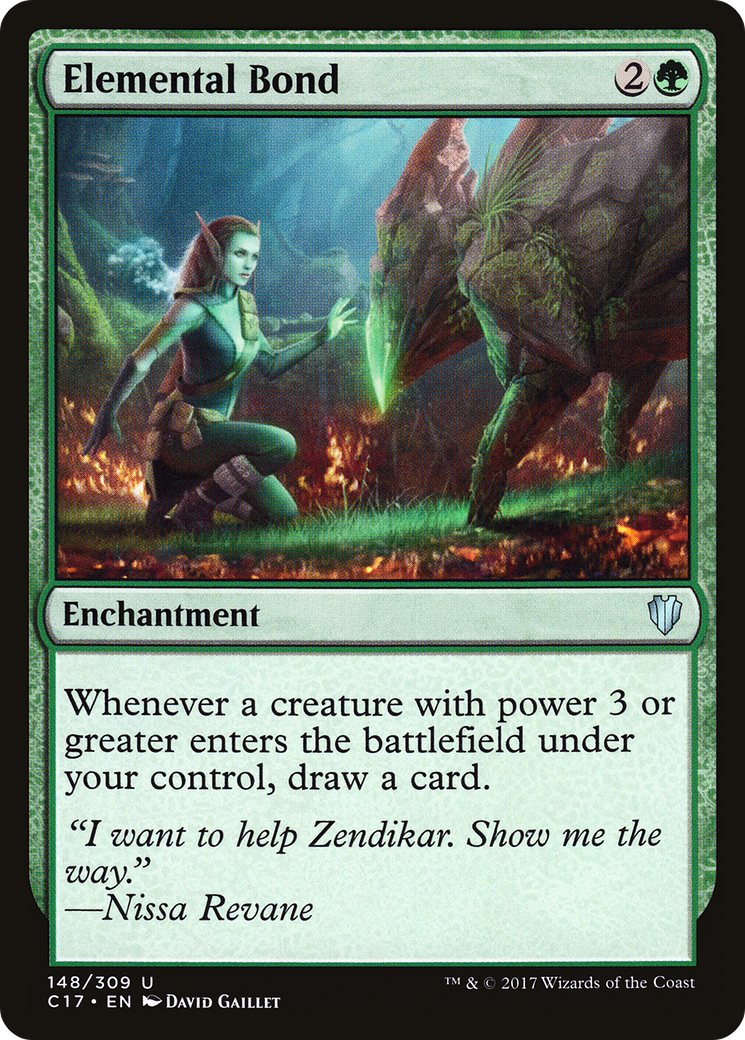 Elemental Bond (C17-148) [Commander 2017] MTG Single Wizards of the Coast