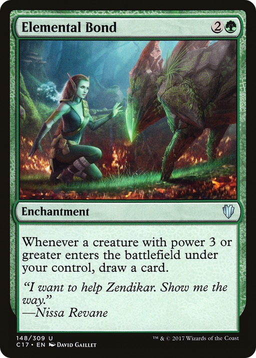 Elemental Bond (C17-148) [Commander 2017] MTG Single Wizards of the Coast