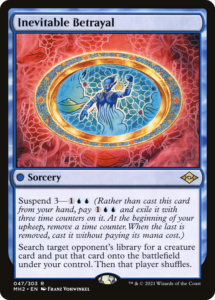 Inevitable Betrayal (MH2-047) [Modern Horizons 2] MTG Single Modern Horizons 2