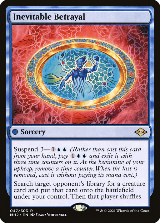 Inevitable Betrayal (MH2-047) [Modern Horizons 2] Foil MTG Single Modern Horizons 2