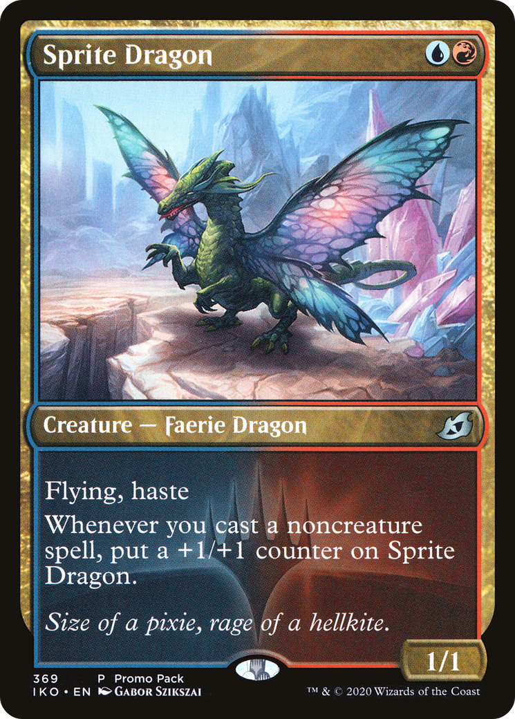 Sprite Dragon (PPIKO-369) [Ikoria: Lair of Behemoths] MTG Single Wizards of the Coast