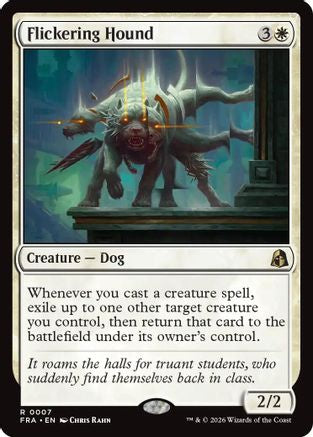 Flickering Hound (FRA-007) [Reality Fracture] MTG Single Wizards of the Coast
