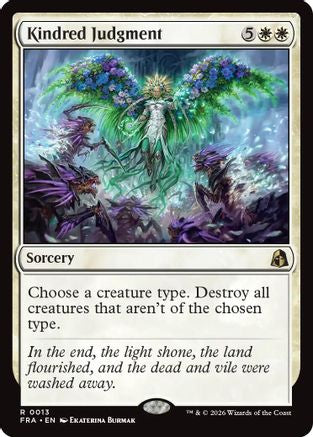 Kindred Judgment (FRA-013) [Reality Fracture] Foil MTG Single Wizards of the Coast