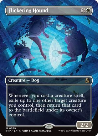 Flickering Hound (FRA-359) [Reality Fracture] Foil MTG Single Wizards of the Coast