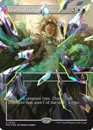 Kindred Judgment (Facet Foil) (FRA-450) [Reality Fracture] Foil MTG Single Wizards of the Coast
