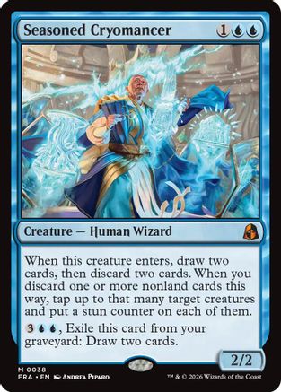 Seasoned Cryomancer (FRA-038) [Reality Fracture] Foil MTG Single Wizards of the Coast