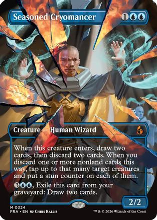 Seasoned Cryomancer (0324) (FRA-324) [Reality Fracture] MTG Single Wizards of the Coast
