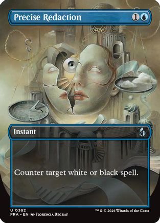 Precise Redaction (FRA-362) [Reality Fracture] MTG Single Wizards of the Coast