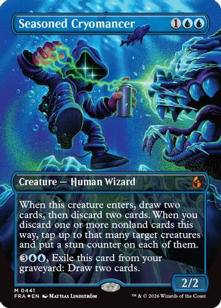 Seasoned Cryomancer (0441) (FRA-441) [Reality Fracture] Foil MTG Single Wizards of the Coast