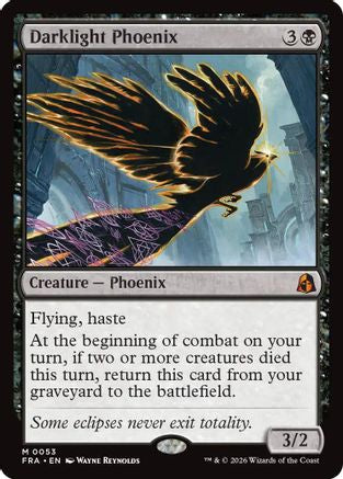 Darklight Phoenix (FRA-053) [Reality Fracture] MTG Single Wizards of the Coast