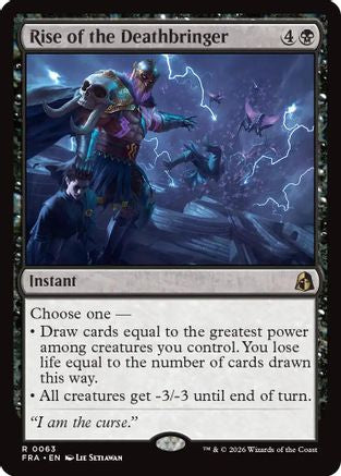 Rise of the Deathbringer (FRA-063) [Reality Fracture] Foil MTG Single Wizards of the Coast