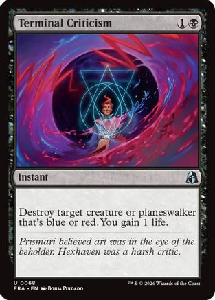 Terminal Criticism (FRA-068) [Reality Fracture] MTG Single Wizards of the Coast