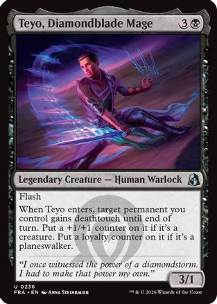 Teyo, Diamondblade Mage (FRA-236) [Reality Fracture] Foil MTG Single Wizards of the Coast