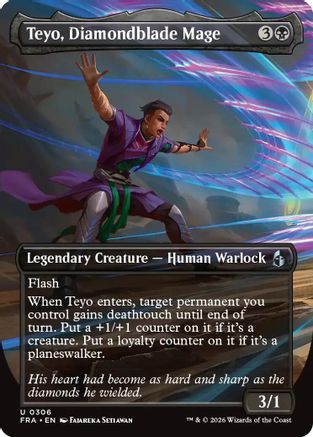 Teyo, Diamondblade Mage (FRA-306) [Reality Fracture] MTG Single Wizards of the Coast