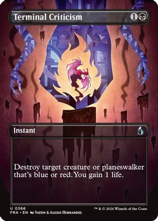 Terminal Criticism (FRA-366) [Reality Fracture] Foil MTG Single Wizards of the Coast