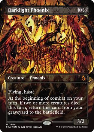 Darklight Phoenix (0444) (FRA-444) [Reality Fracture] Foil MTG Single Wizards of the Coast