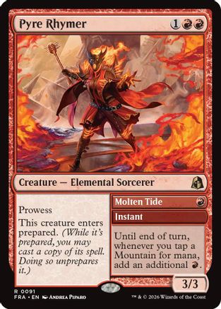 Pyre Rhymer (FRA-091) [Reality Fracture] MTG Single Wizards of the Coast