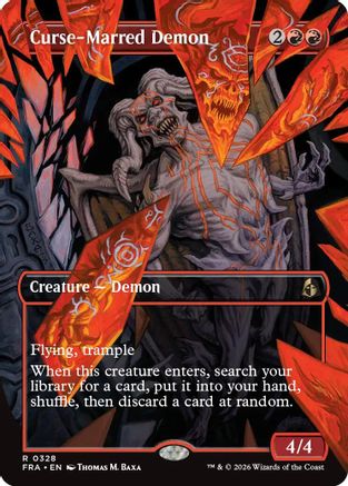 Curse-Marred Demon (FRA-328) [Reality Fracture] MTG Single Wizards of the Coast