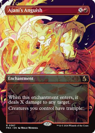 Ajani's Anguish (FRA-367) [Reality Fracture] Foil MTG Single Wizards of the Coast