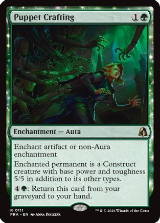 Puppet Crafting (FRA-111) [Reality Fracture] Foil MTG Single Wizards of the Coast