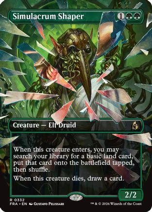 Simulacrum Shaper (FRA-332) [Reality Fracture] MTG Single Wizards of the Coast