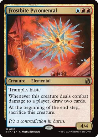 Frostbite Pyromental (FRA-135) [Reality Fracture] Foil MTG Single Wizards of the Coast