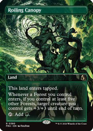 Roiling Canopy (FRA-380) [Reality Fracture] MTG Single Wizards of the Coast