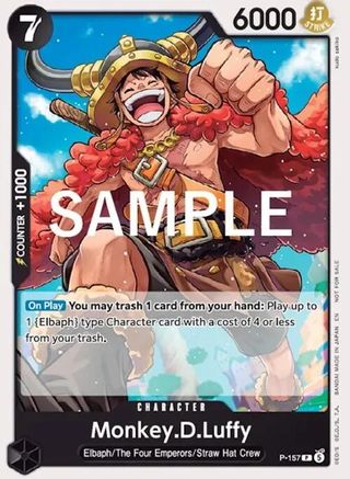Monkey.D.Luffy (Pirates Party 2026 Vol. 3) (P-157) [One Piece Promotion Cards] One Piece Single Bandai