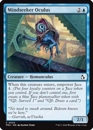 Mindseeker Oculus (FRA-033) [Reality Fracture] Foil MTG Single Wizards of the Coast