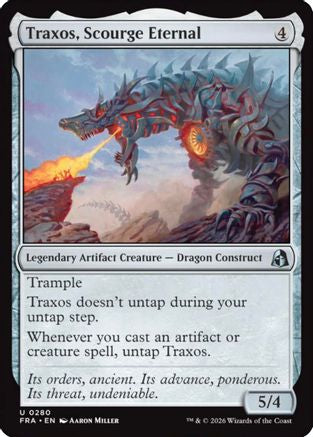 Traxos, Scourge Eternal (FRA-280) [Reality Fracture] Foil MTG Single Wizards of the Coast