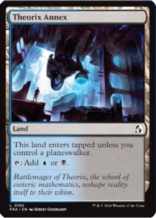 Theorix Annex (FRA-192) [Reality Fracture] Foil MTG Single Wizards of the Coast