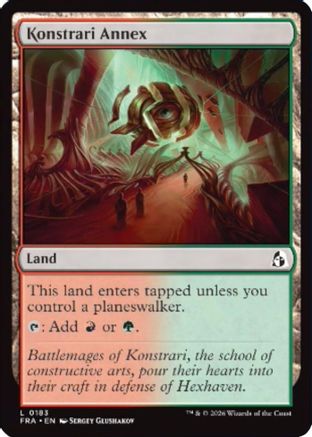 Konstrari Annex (FRA-183) [Reality Fracture] MTG Single Wizards of the Coast