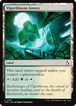 Vigorbloom Annex (FRA-194) [Reality Fracture] Foil MTG Single Wizards of the Coast