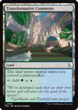 Transformative Commons (FRA-193) [Reality Fracture] Foil MTG Single Wizards of the Coast