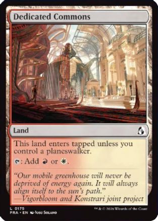 Dedicated Commons (FRA-175) [Reality Fracture] MTG Single Wizards of the Coast