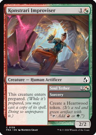 Konstrari Improviser (FRA-139) [Reality Fracture] MTG Single Wizards of the Coast