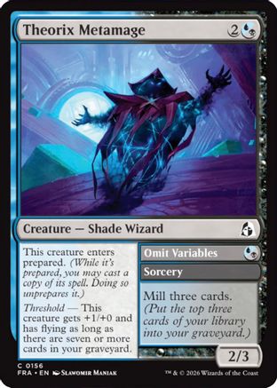 Theorix Metamage (FRA-156) [Reality Fracture] Foil MTG Single Wizards of the Coast