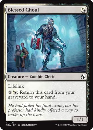 Blessed Ghoul (FRA-123) [Reality Fracture] MTG Single Wizards of the Coast