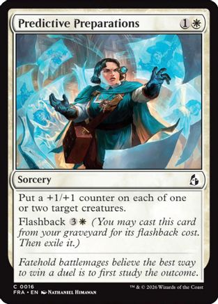Predictive Preparations (FRA-016) [Reality Fracture] Foil MTG Single Wizards of the Coast