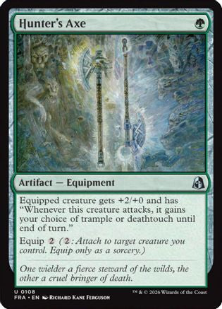 Hunter's Axe (FRA-108) [Reality Fracture] MTG Single Wizards of the Coast