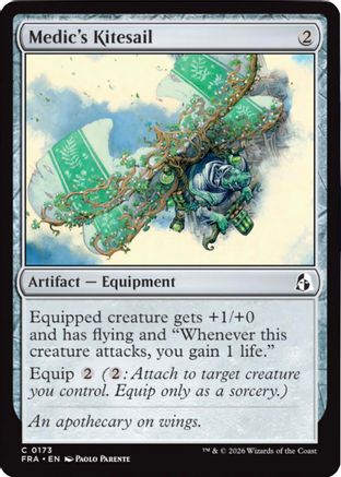 Medic's Kitesail (FRA-173) [Reality Fracture] Foil MTG Single Wizards of the Coast