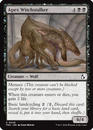 Apex Witchstalker (FRA-048) [Reality Fracture] MTG Single Wizards of the Coast