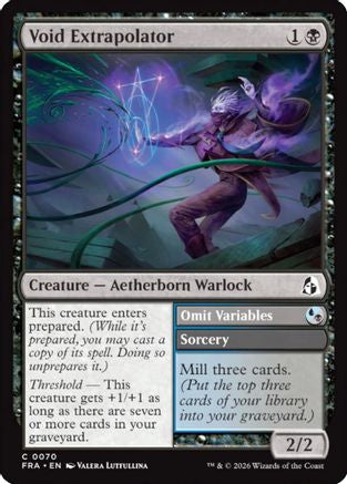 Void Extrapolator (FRA-070) [Reality Fracture] Foil MTG Single Wizards of the Coast