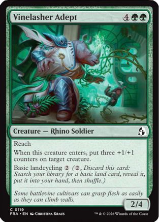Vinelasher Adept (FRA-119) [Reality Fracture] Foil MTG Single Wizards of the Coast