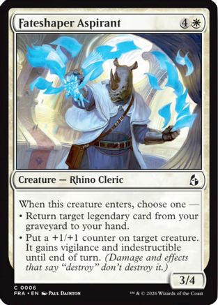 Fateshaper Aspirant (FRA-006) [Reality Fracture] Foil MTG Single Wizards of the Coast