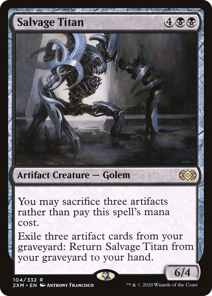 Salvage Titan (2XM-104) [Double Masters] Foil MTG Single Wizards of the Coast