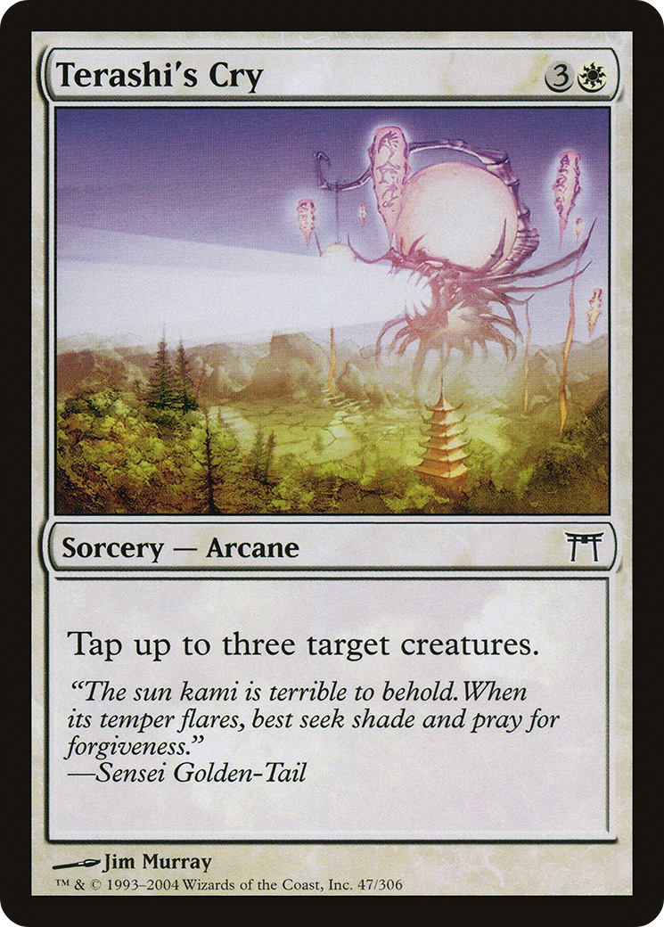 Terashi's Cry (CHK-047) [Champions of Kamigawa] Foil MTG Single Wizards of the Coast