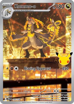 Kommo-o 143/128 Holofoil [ME: 30th Celebration]