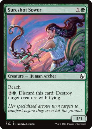 Sureshot Sower (FRA-115) [Reality Fracture] MTG Single Wizards of the Coast