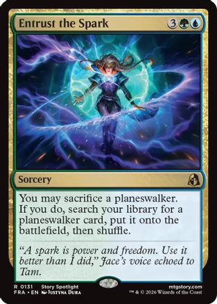 Entrust the Spark (FRA-131) [Reality Fracture] MTG Single Wizards of the Coast